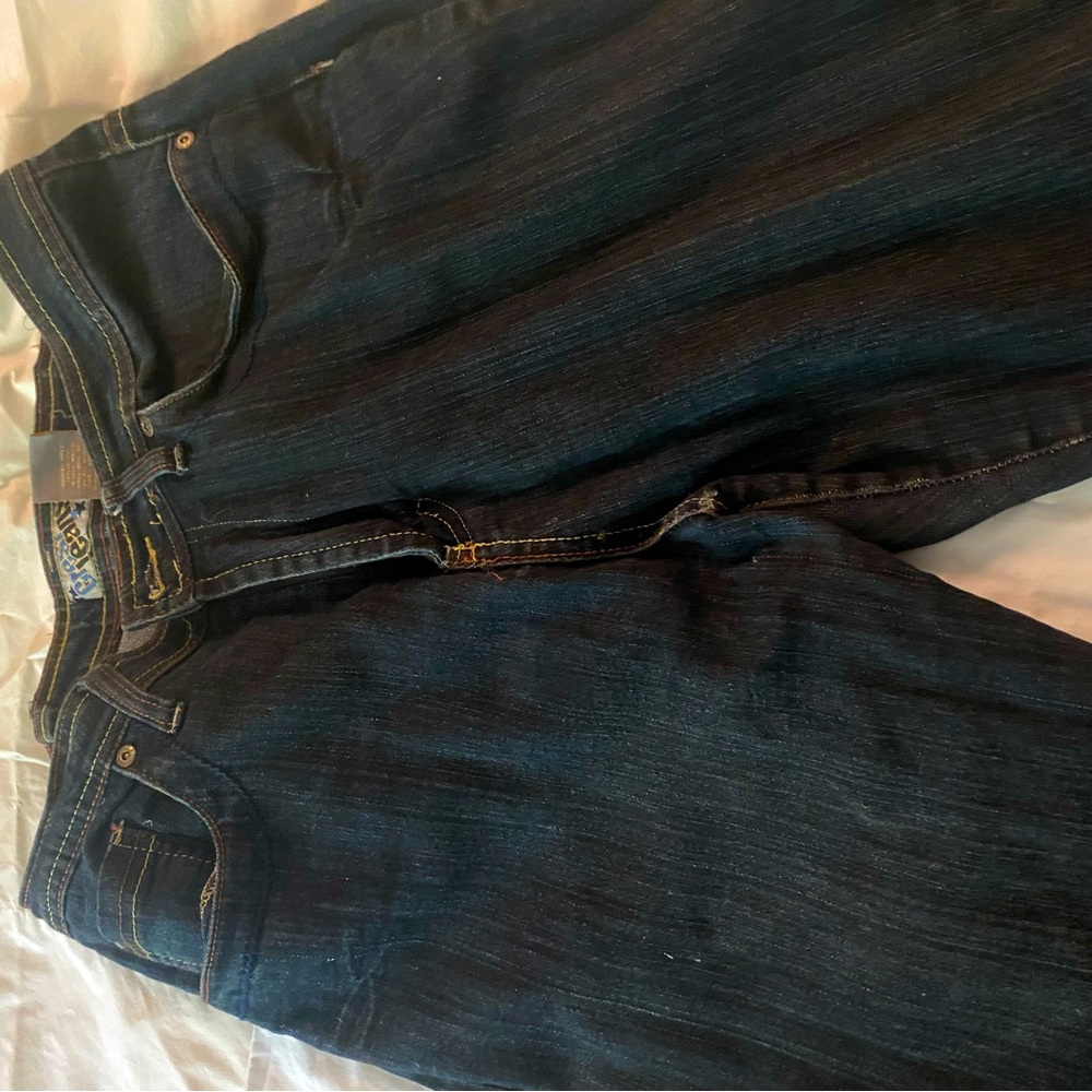 Jeans with fancy pockets